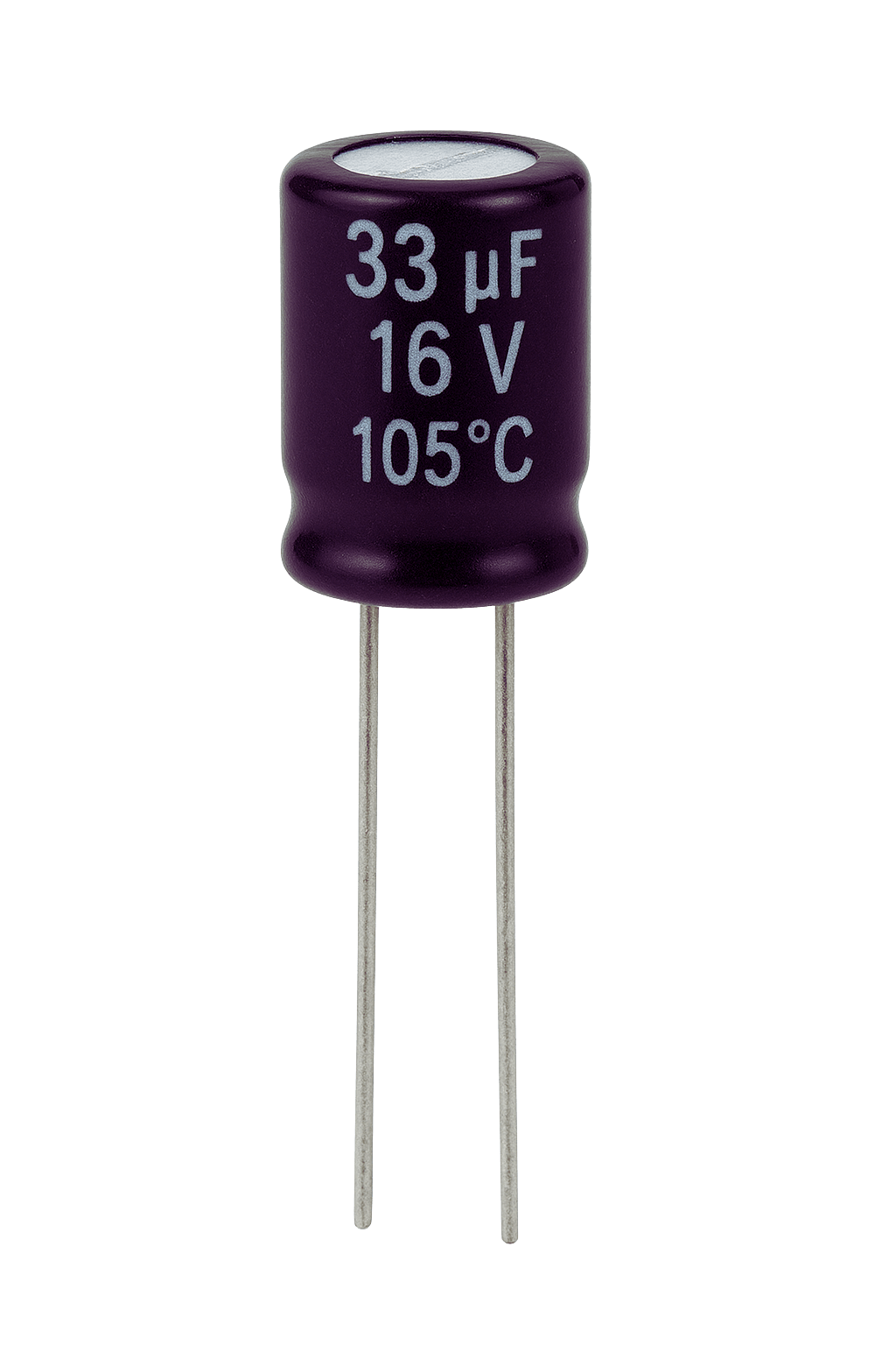 Condensateur électrolytique 33µF 16V 105°C pour équipements audio - TogoMicroFarad Togo